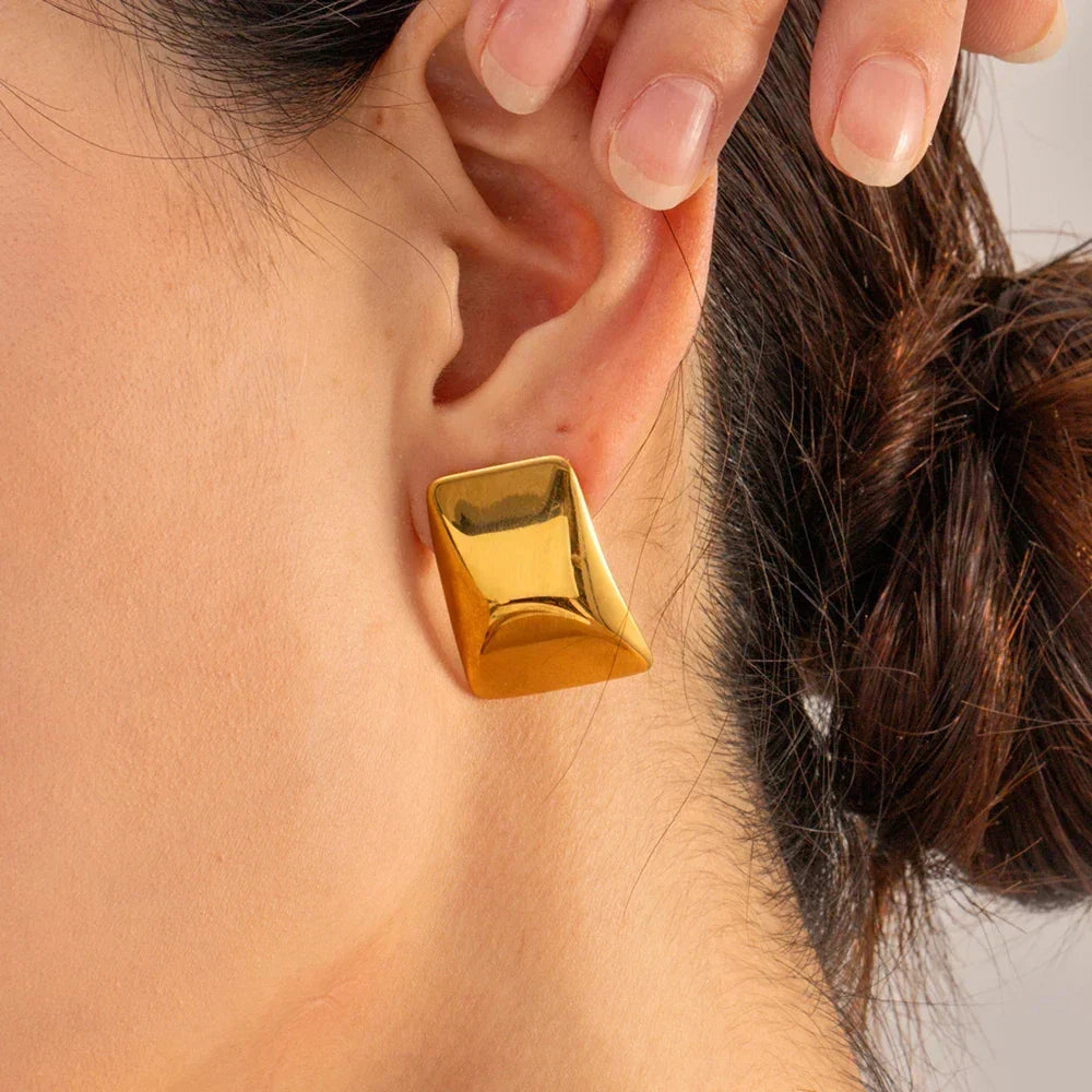 [Royal&Vicky]Elsie Gold Earrings
