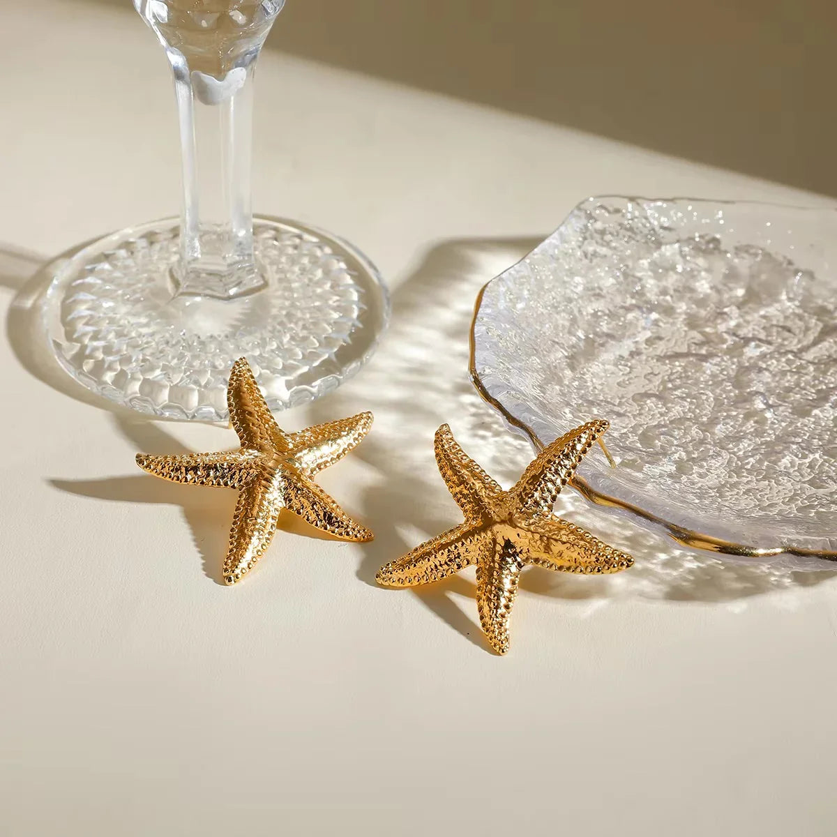 [Royal&Vicky]Serene Gold Starfish Earrings