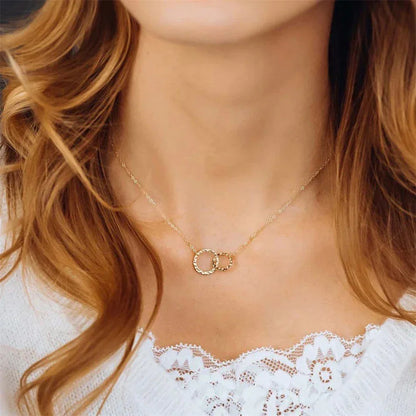 [Royal&Vicky]Isabelle Gold Hoop Necklace