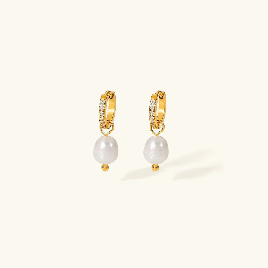 [Royal&Vicky]Sara Pearl Earrings