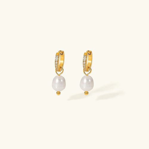 [Royal&Vicky]Sara Pearl Earrings