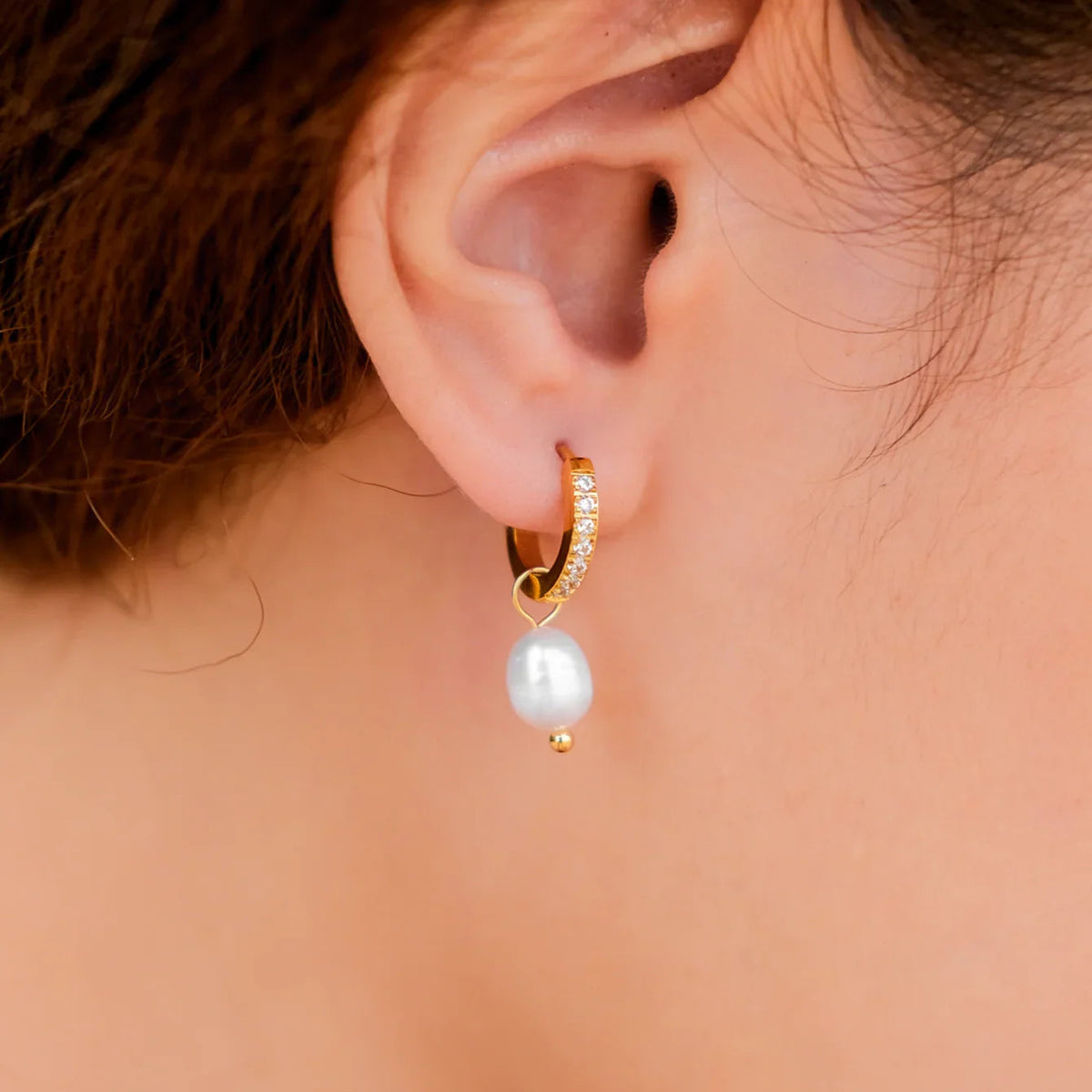 [Royal&Vicky]Sara Pearl Earrings