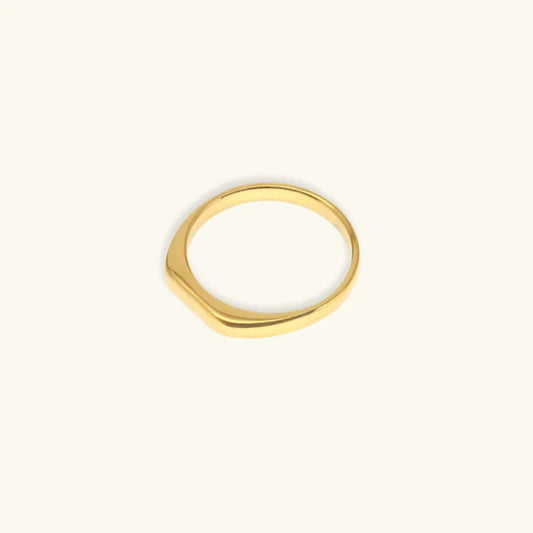 [Royal&Vicky]Sasha Geometrischer Goldring