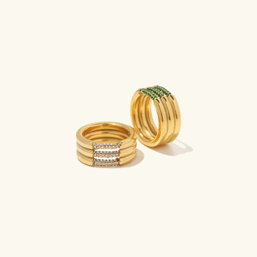 [Royal&Vicky]Serenity Diamond Gold Ring