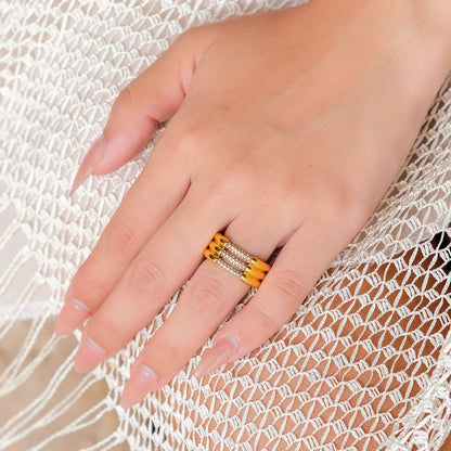 [Royal&Vicky]Serenity Diamond Gold Ring