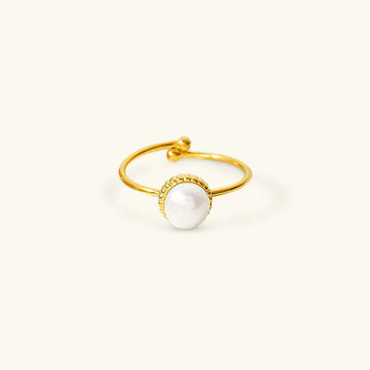 [Royal&Vicky]Solis Gold Pearl Ring