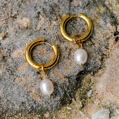 [Royal&Vicky]Stella Pearl Earrings