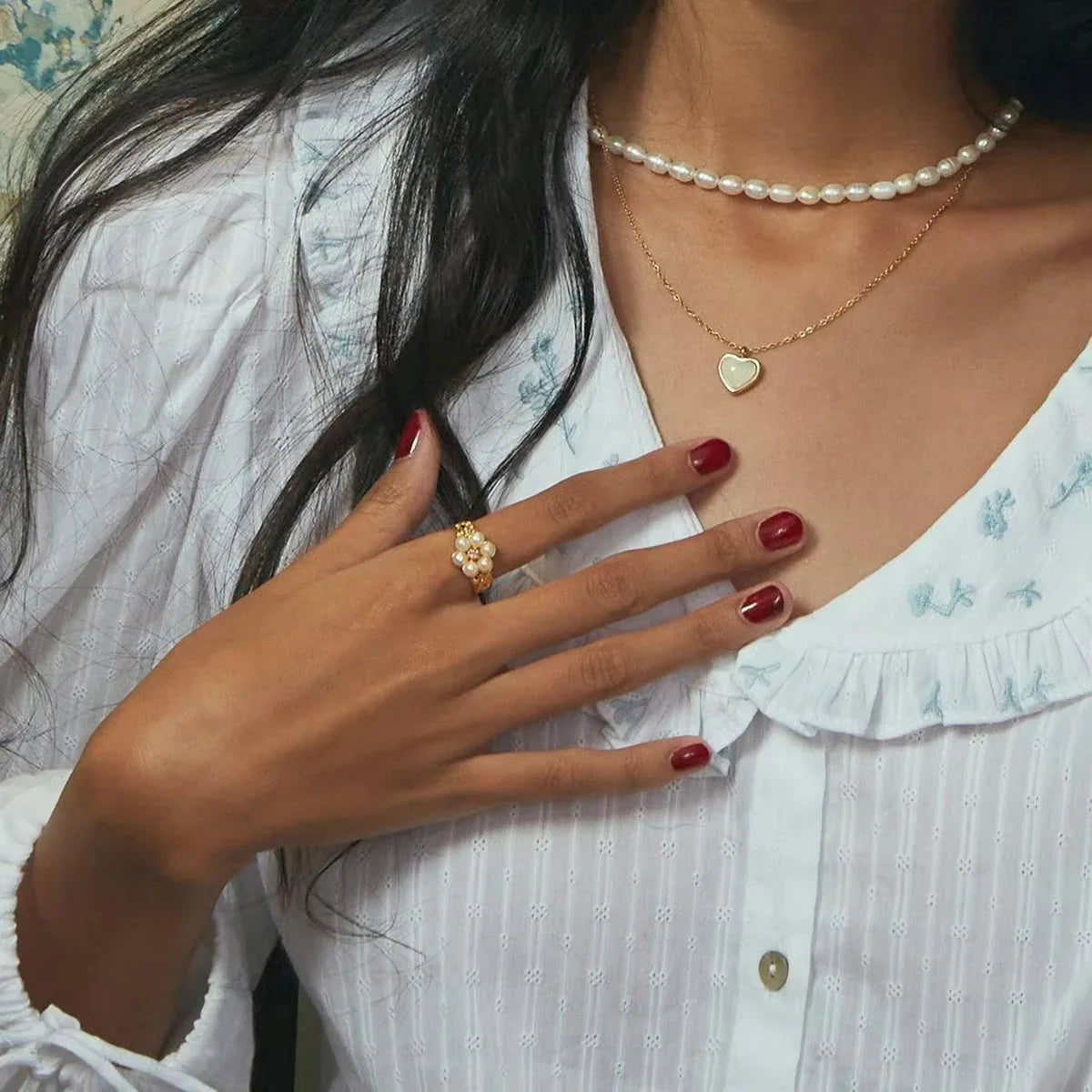 [Royal&Vicky]Thalia Freshwater Pearl Ring