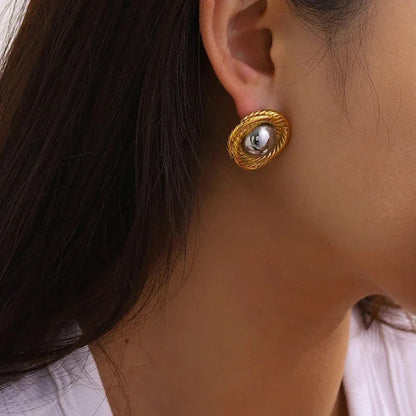 [Royal&Vicky]Ariadne Gold Earrings