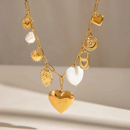 [Royal&Vicky]Lianne Gold Heart Locket