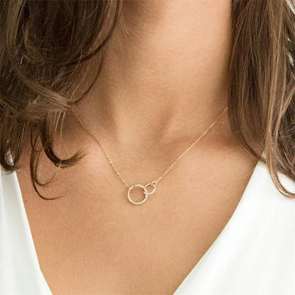 [Royal&Vicky]Isabelle Gold Hoop Necklace