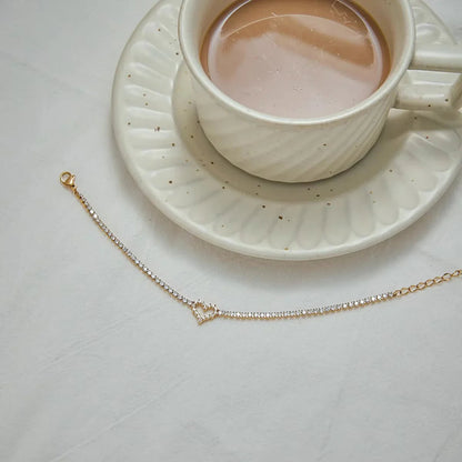 [Royal&Vicky]Patrice Diamond Heart Bracelet