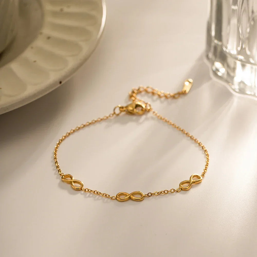 [Royal&Vicky]Everlasting Gold Bracelet