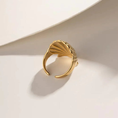 [Royal&Vicky]Aloha Gold Seashell Ring