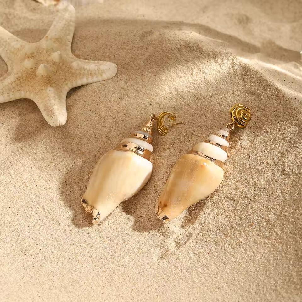 [Royal&Vicky]Sabrina Seashell Earrings