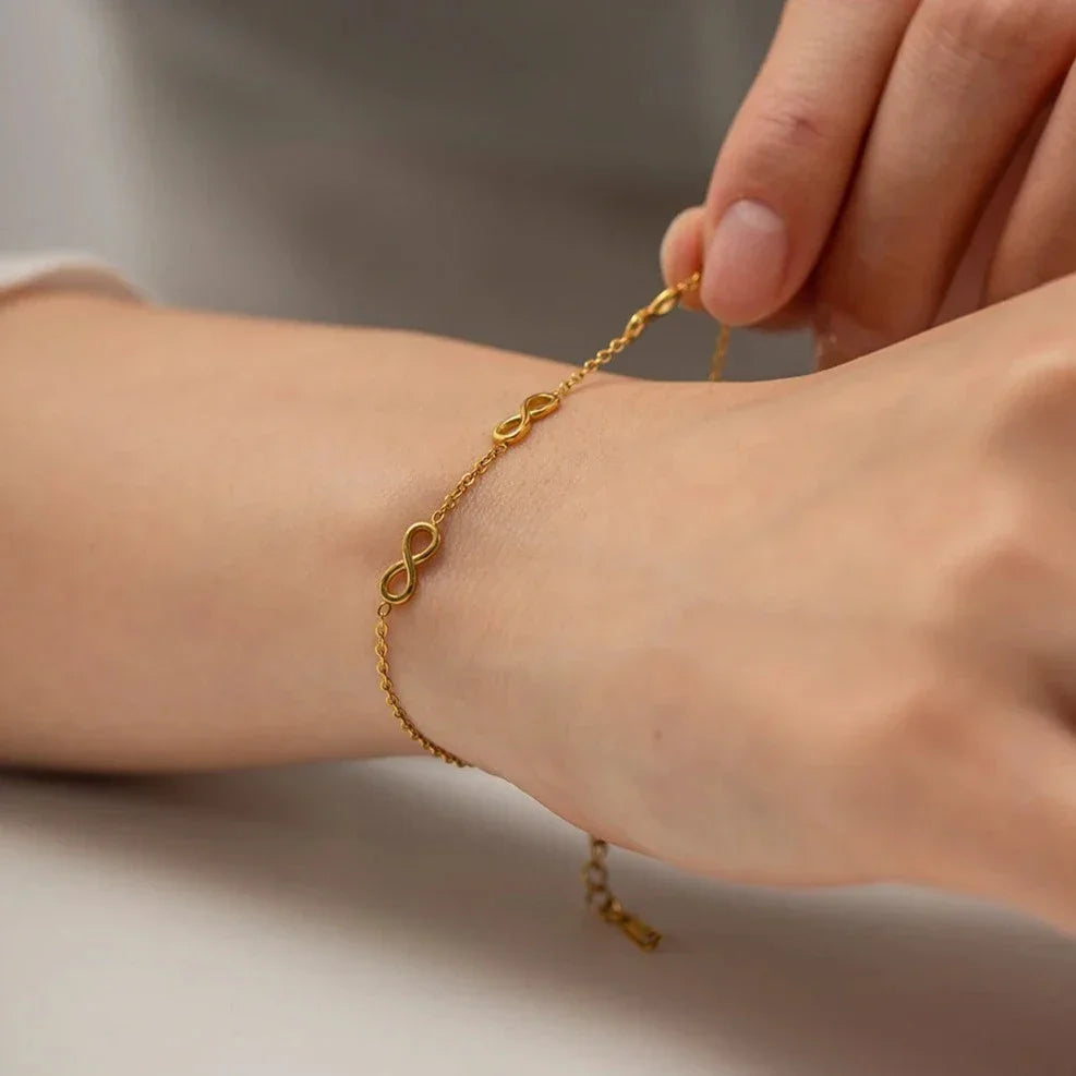 [Royal&Vicky]Everlasting Gold Bracelet