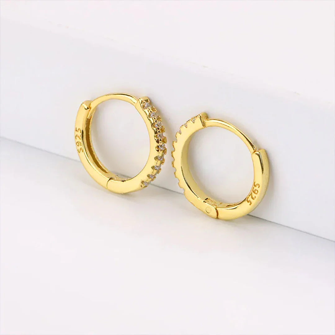 [Royal&Vicky]Terra Huggie Earrings
