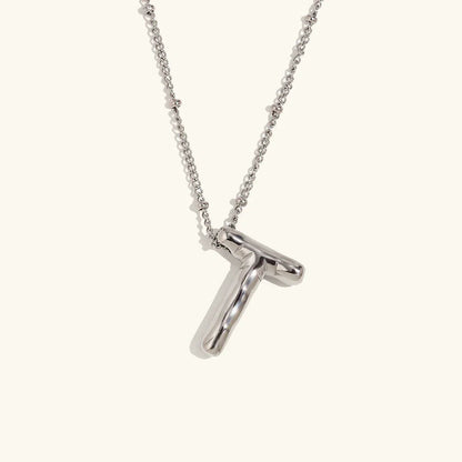 [Royal&Vicky]Balloon Gold Initial Necklace