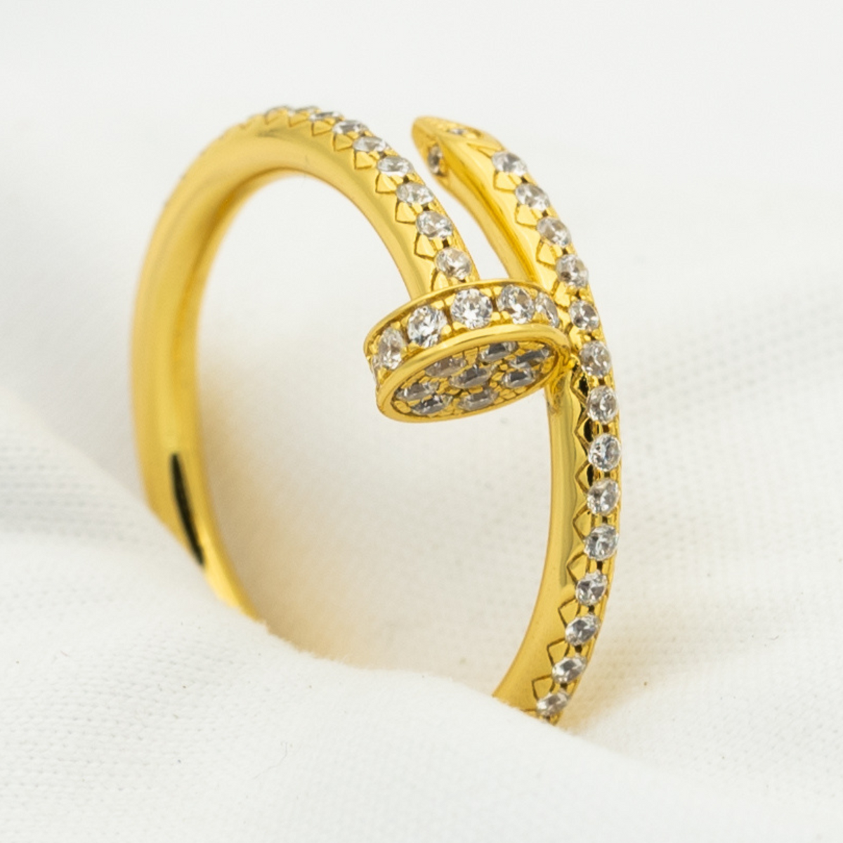 [Royal&Vicky]JUSTE RING 1.8MM GOLD DIAMONDS