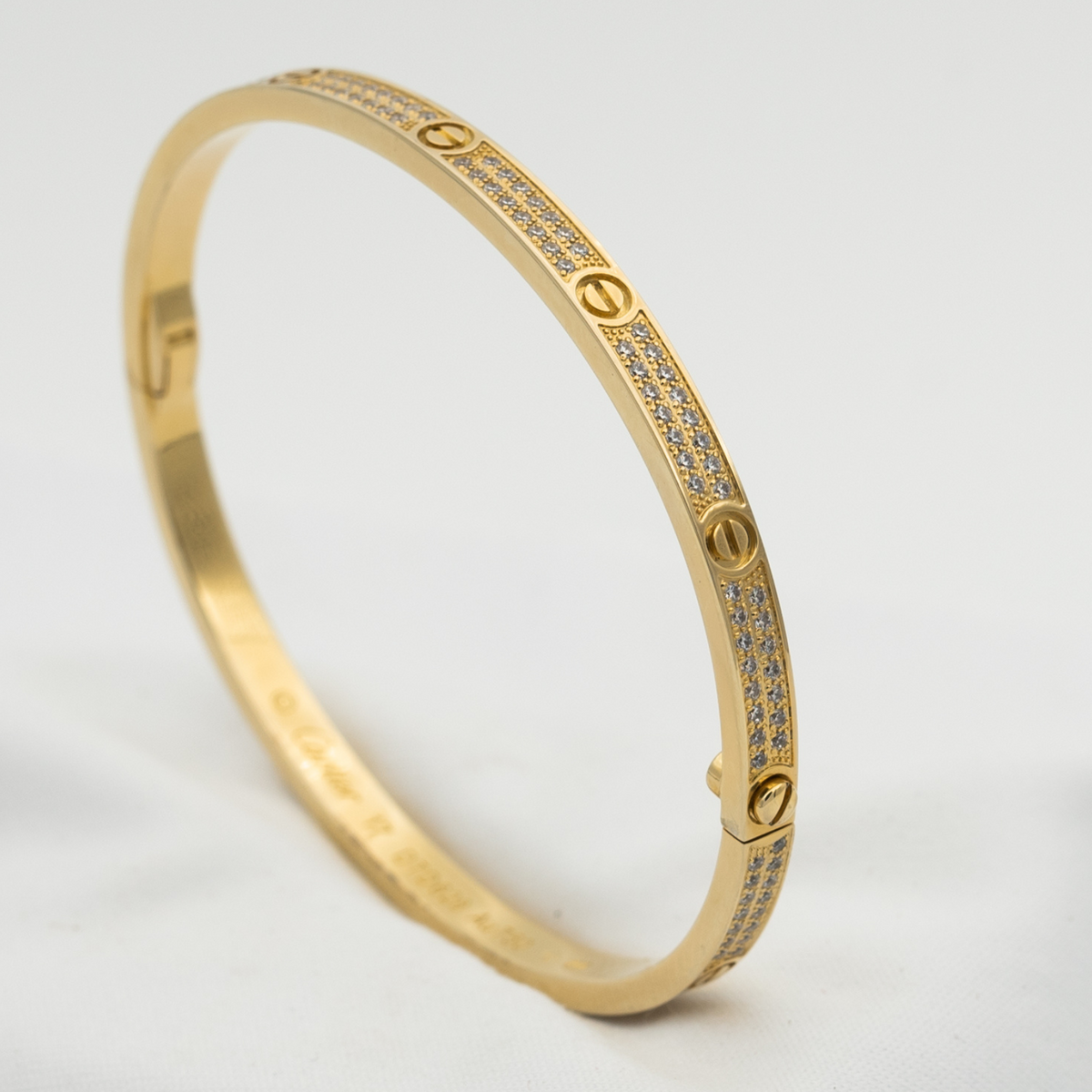 [Royal&Vicky]LOVE BRACELET 3.65MM DIAMOND-PAVED