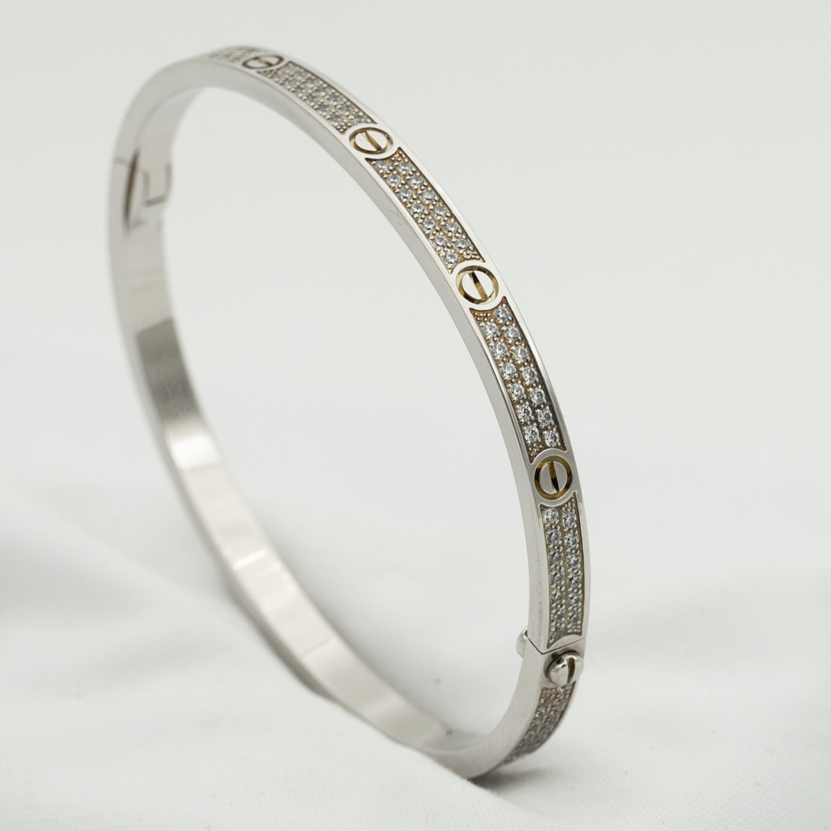 [Royal&Vicky]LOVE BRACELET 3.65MM DIAMOND-PAVED