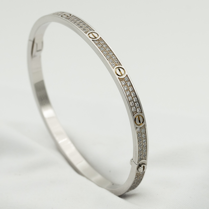 [Royal&Vicky]LOVE BRACELET 3.65MM DIAMOND-PAVED