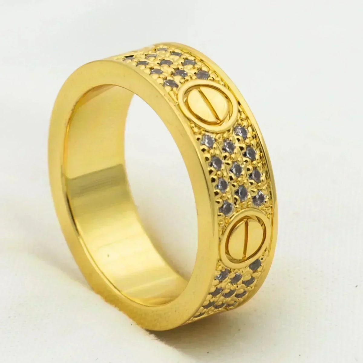 [Royal&Vicky]LOVE RING 5.5MM DIAMONDS PAVED