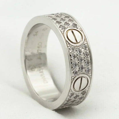 [Royal&Vicky]LOVE RING 5.5MM DIAMONDS PAVED