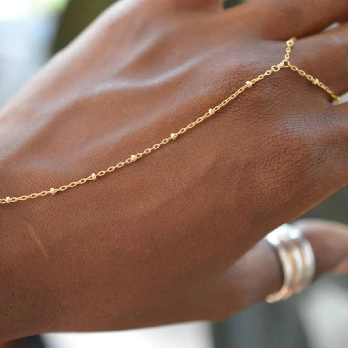 [Royal&Vicky]Evelyne Gold Chain Bracelet
