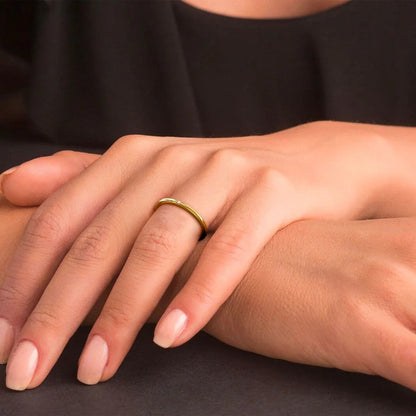 [Royal&Vicky]Sage Gold Ring