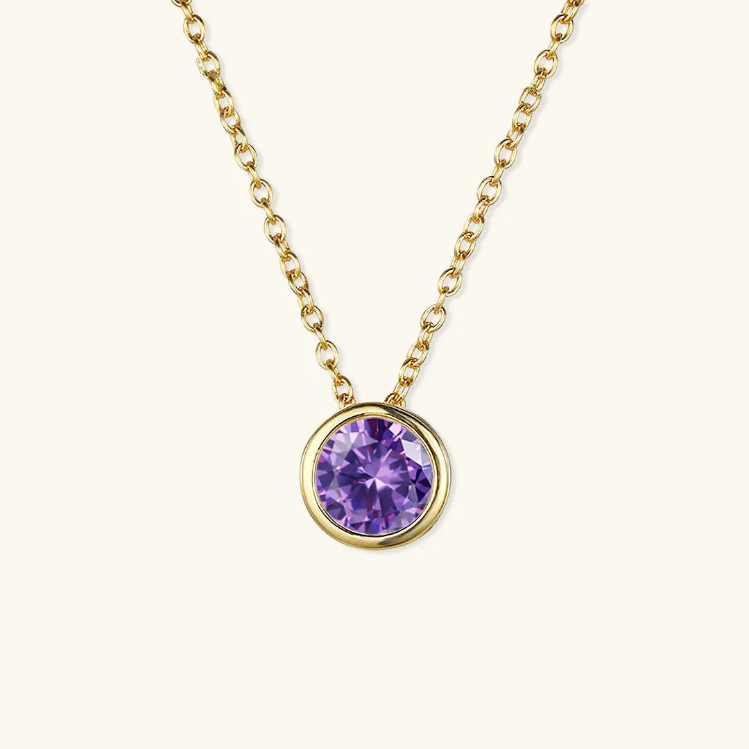 [Royal&Vicky]Amelia Birthstone Necklace