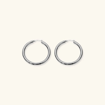 [Royal&Vicky]Wide Hoop Earrings