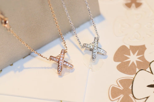 [Royal&Vicky]JEUX DE DIAMOND NECKLACE