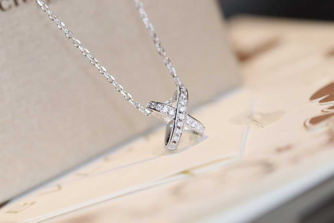 [Royal&Vicky]JEUX DE DIAMOND NECKLACE