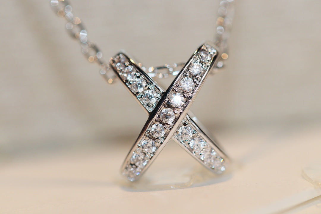 [Royal&Vicky]JEUX DE DIAMOND NECKLACE