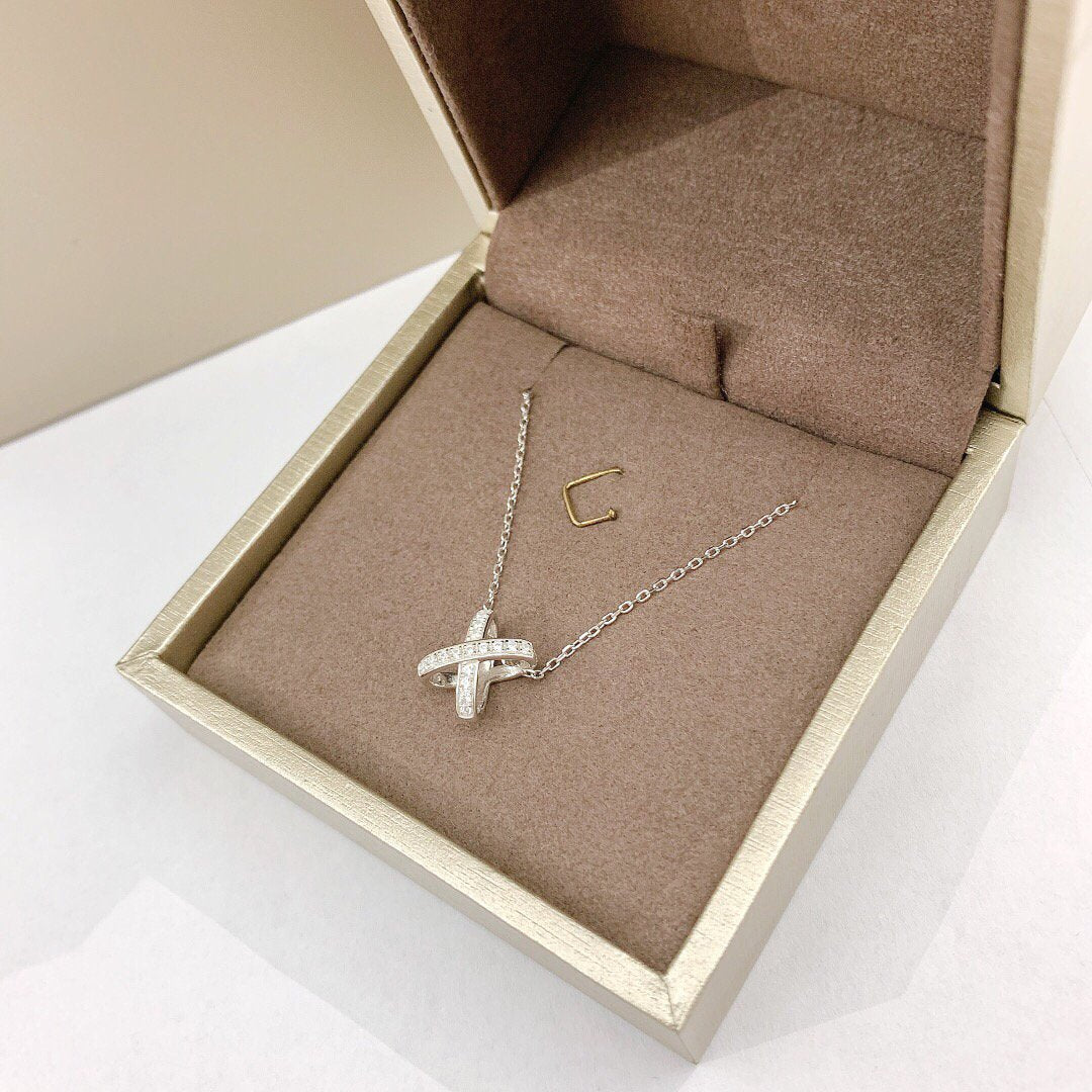 [Royal&Vicky]JEUX DE DIAMOND NECKLACE