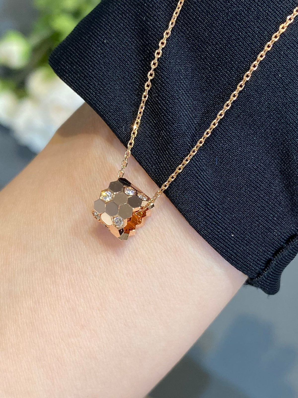 [Royal&Vicky]BEE LOVE DIAMOND NECKLACE