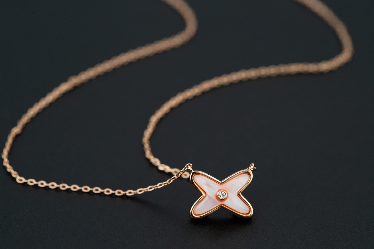 [Royal&Vicky]JEUX DE NECKLACE 1 DIAMOND
