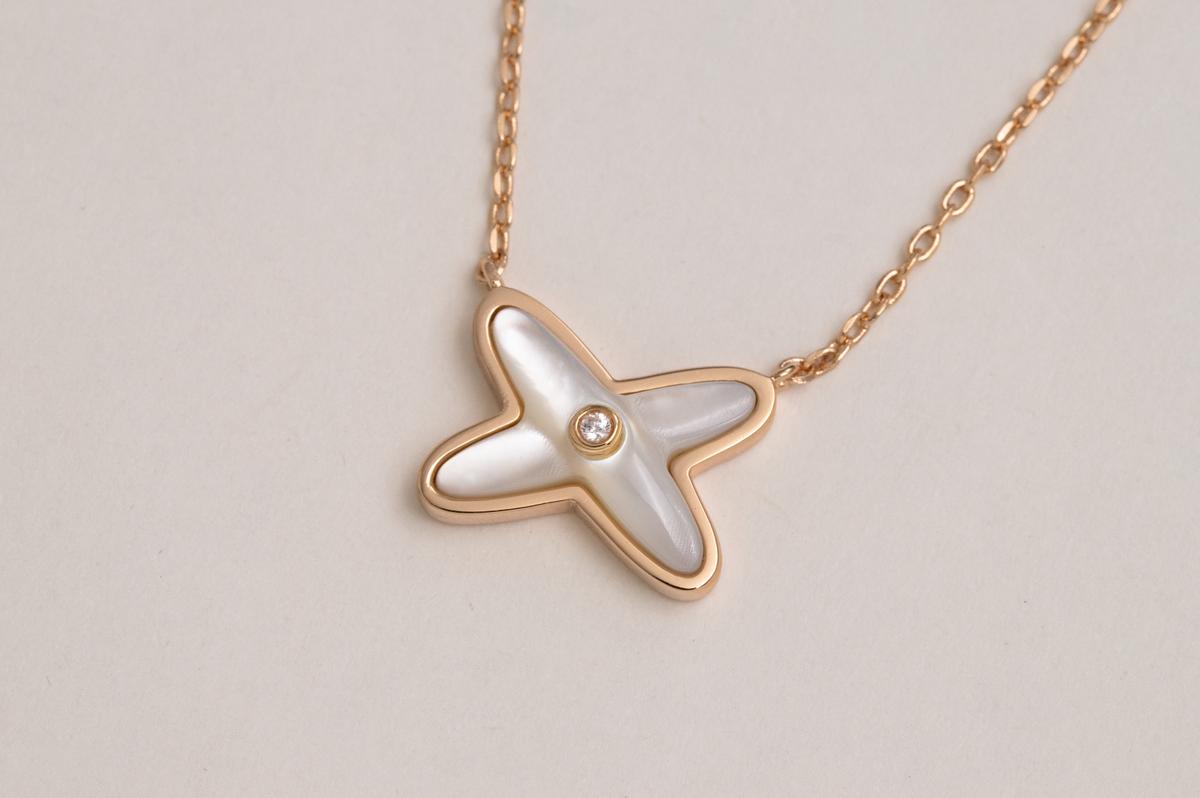 [Royal&Vicky]JEUX DE NECKLACE 1 DIAMOND