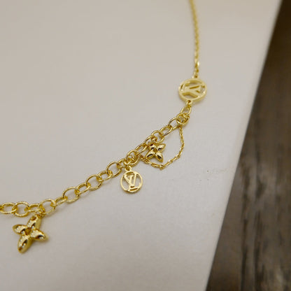 [Royal&Vicky]BLOOMING SUPPLE NECKLACE BRASS