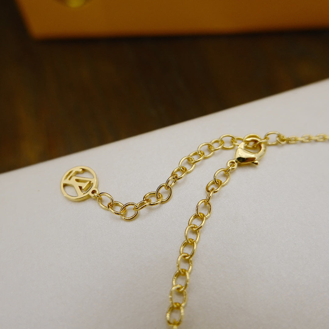 [Royal&Vicky]BLOOMING SUPPLE NECKLACE BRASS