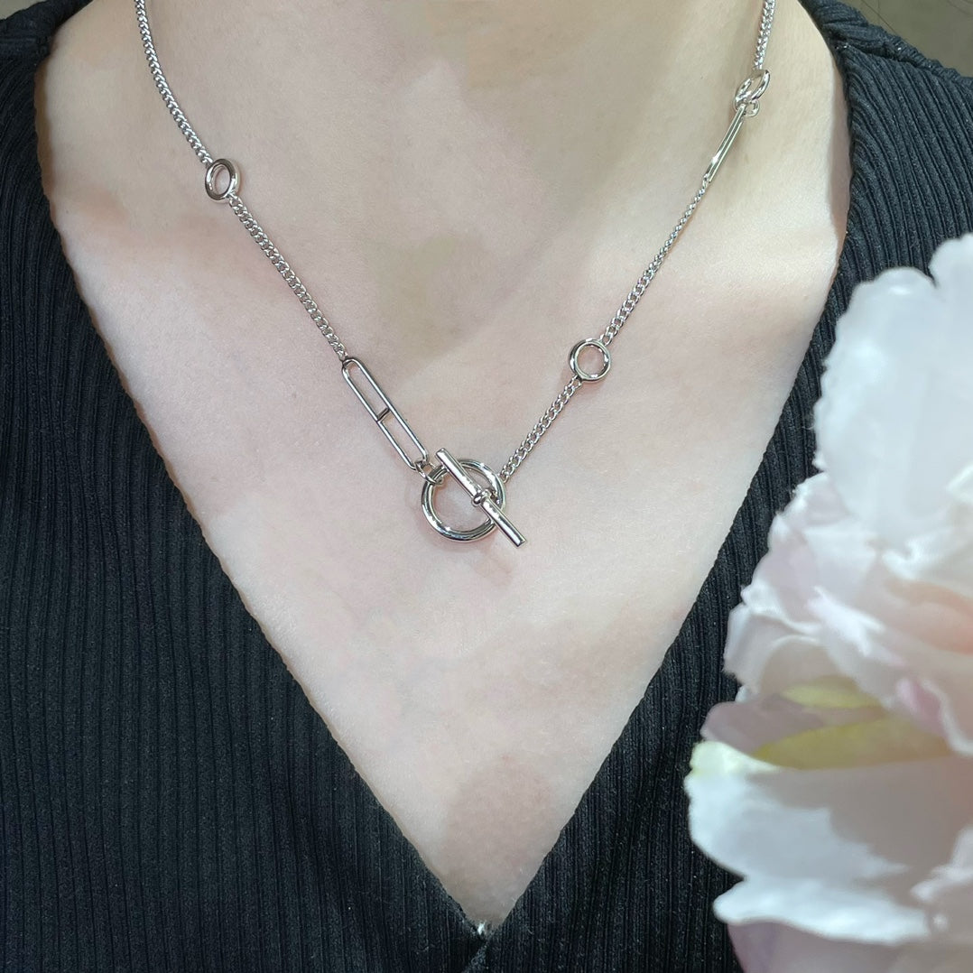 [Royal&Vicky]HM STERLING CHAINE D'ANCRE HEART