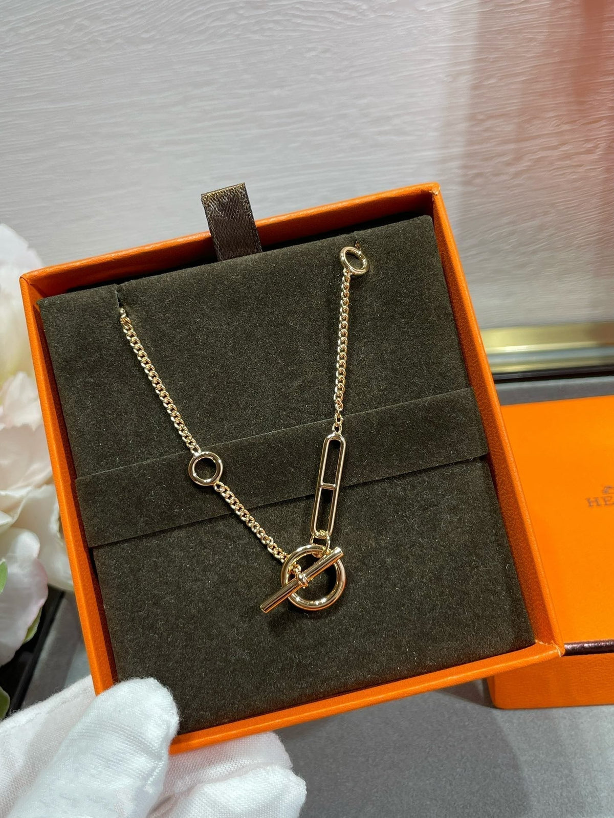 [Royal&Vicky]HM STERLING CHAINE D'ANCRE HEART