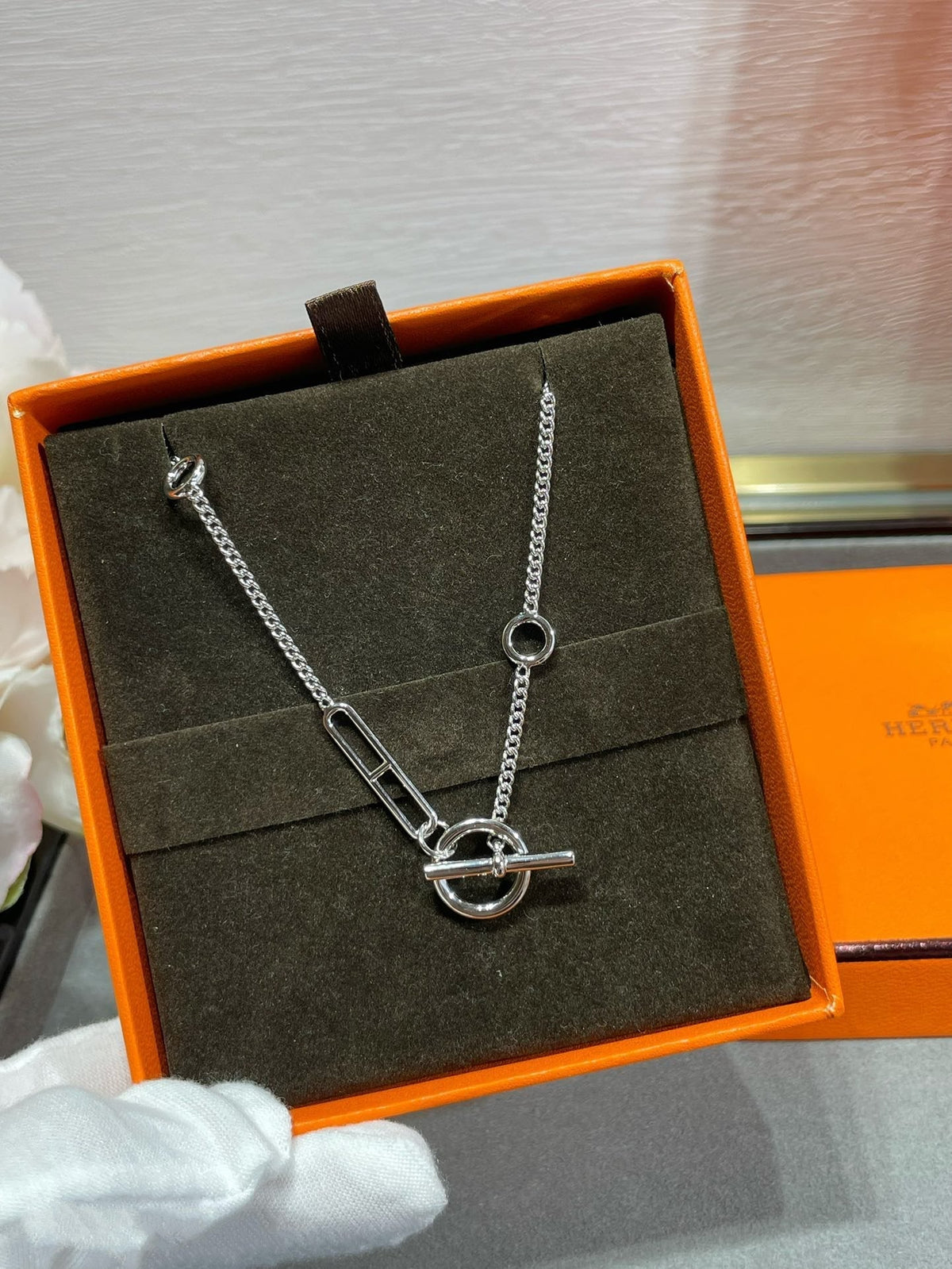 [Royal&Vicky]HM STERLING CHAINE D'ANCRE HEART