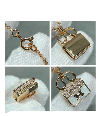 [Royal&Vicky]H CIRCE MOISSANITE PENDANT NECKLACE GOLD
