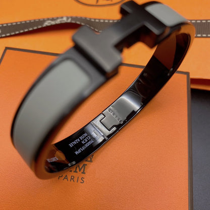[Royal&Vicky]CLIC HM SO BLACK GREY BRACELET