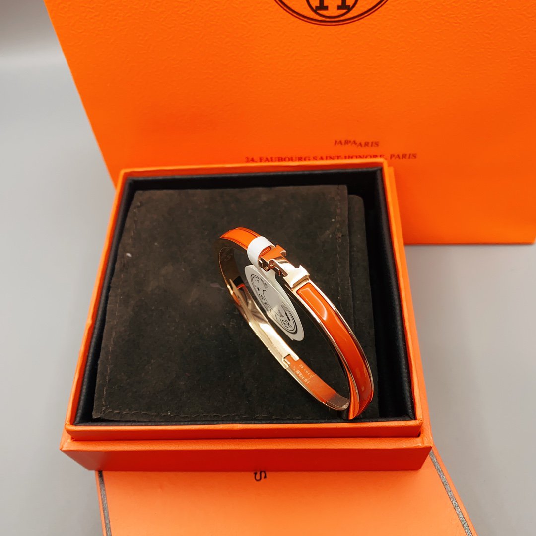 [Royal&Vicky]CLASSIC HM CLIC RED 8MM ENAMEL BRACELET