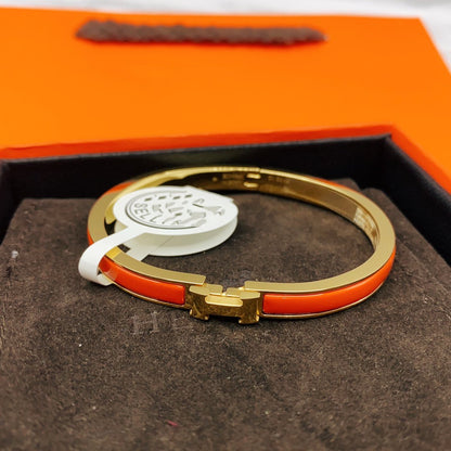 [Royal&Vicky]CLASSIC HM CLIC RED 8MM ENAMEL BRACELET