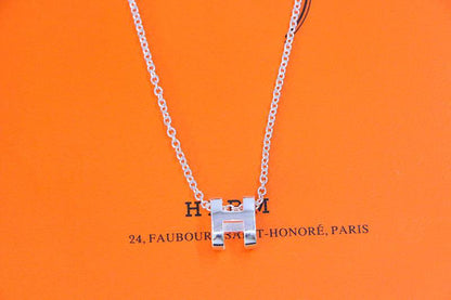 [Royal&Vicky]HM NECKLACE H LETTER OVAL SERIES