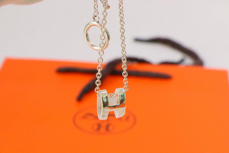 [Royal&Vicky]HM NECKLACE H LETTER OVAL SERIES